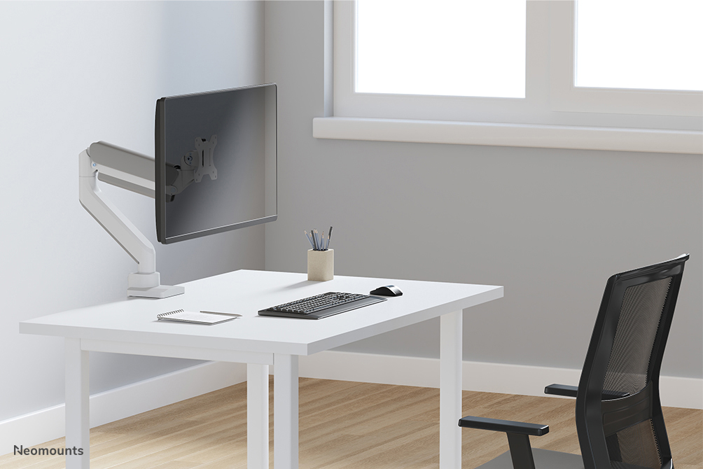 Neomounts DS70-450WH1 Braccio per monitor 17-42" - molla a gas - Topfix - 180°-stop